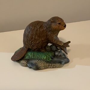 Vintage Ceramic Beaver Figurine